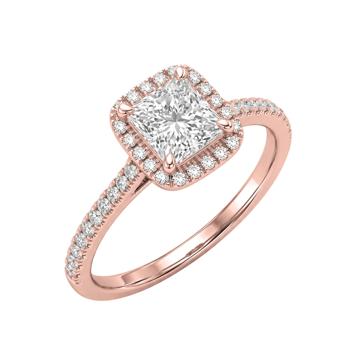 Halo Engagement Ring