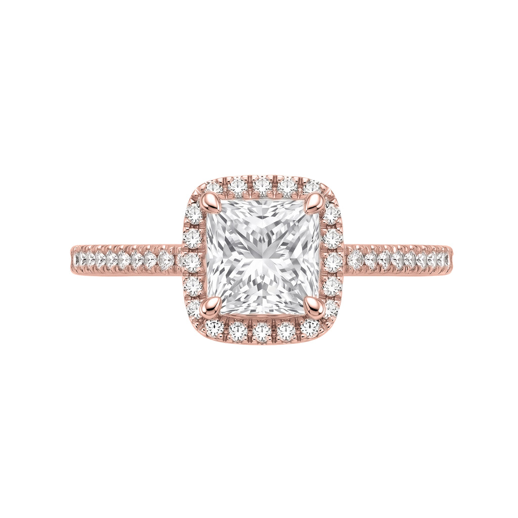 Halo Engagement Ring