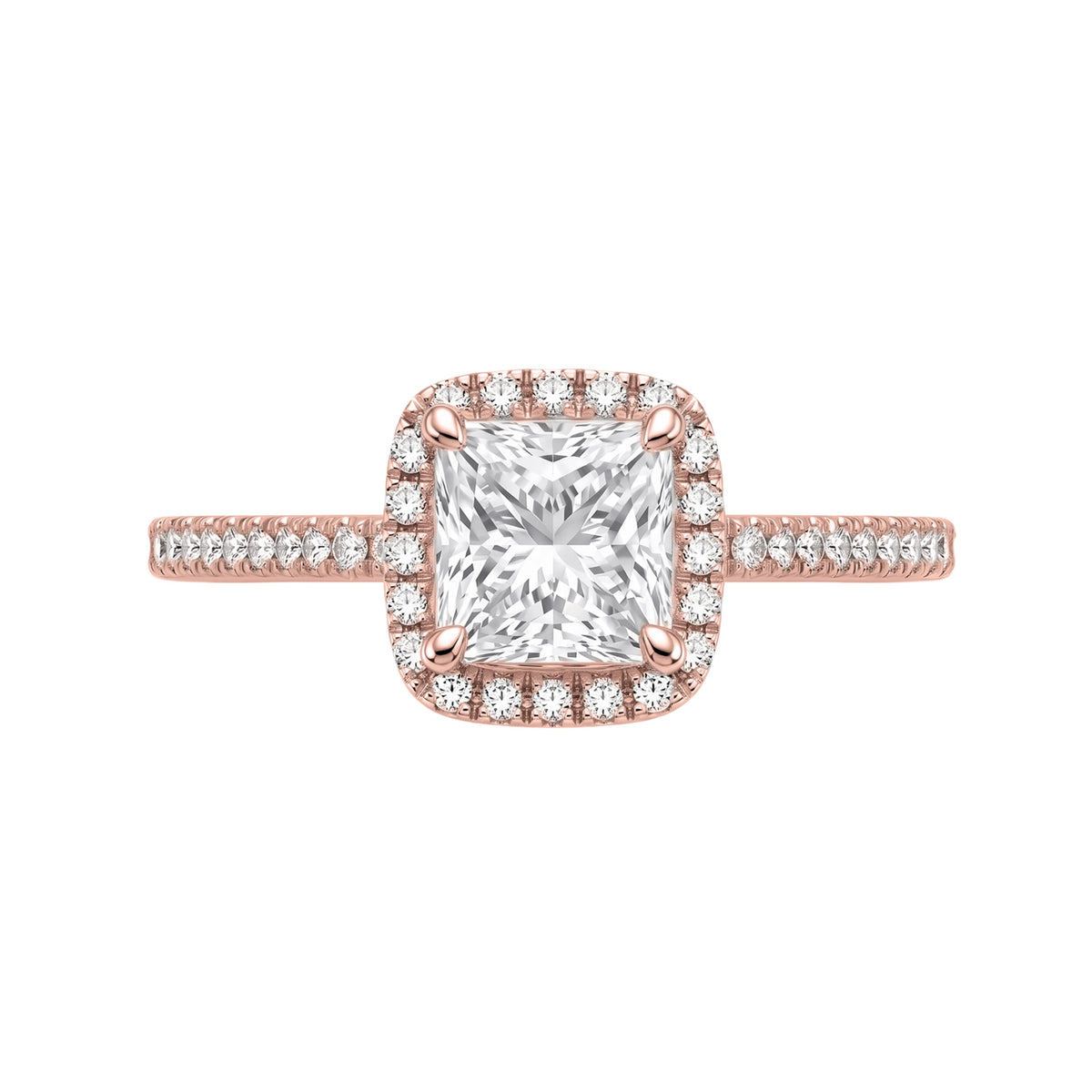 Halo Engagement Ring