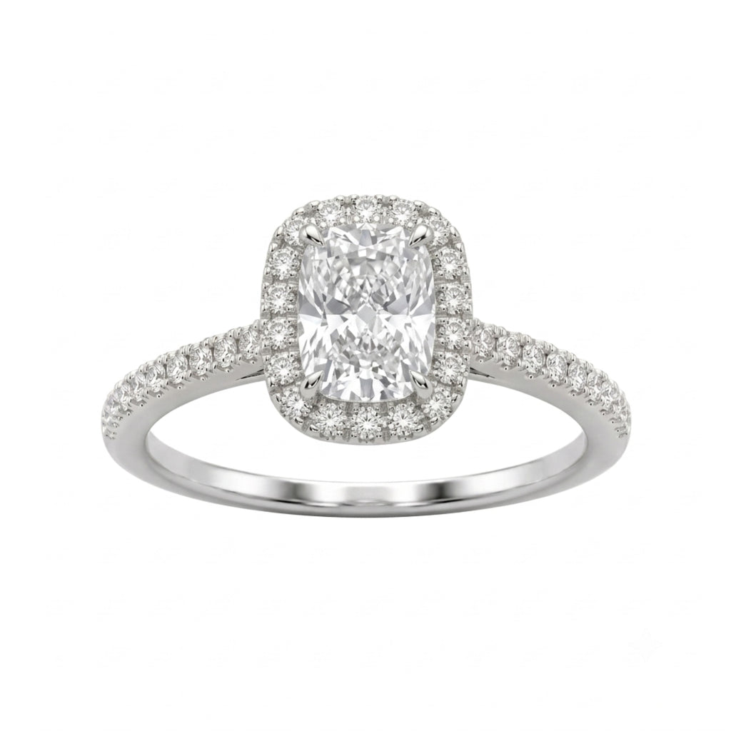 Halo Engagement Ring