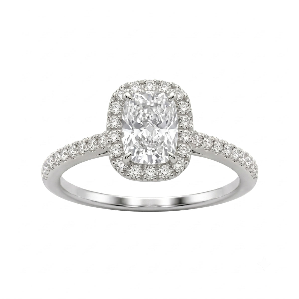 Halo Engagement Ring