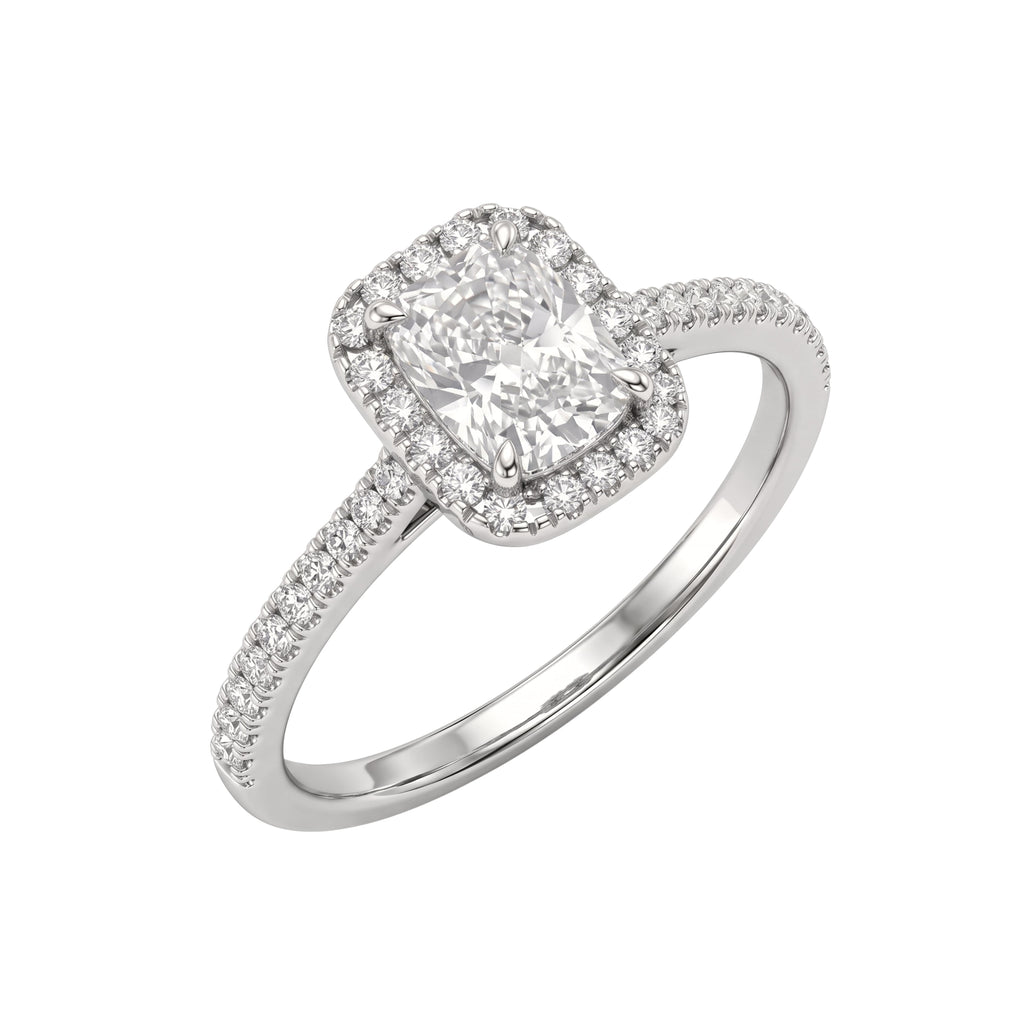 Halo Engagement Ring