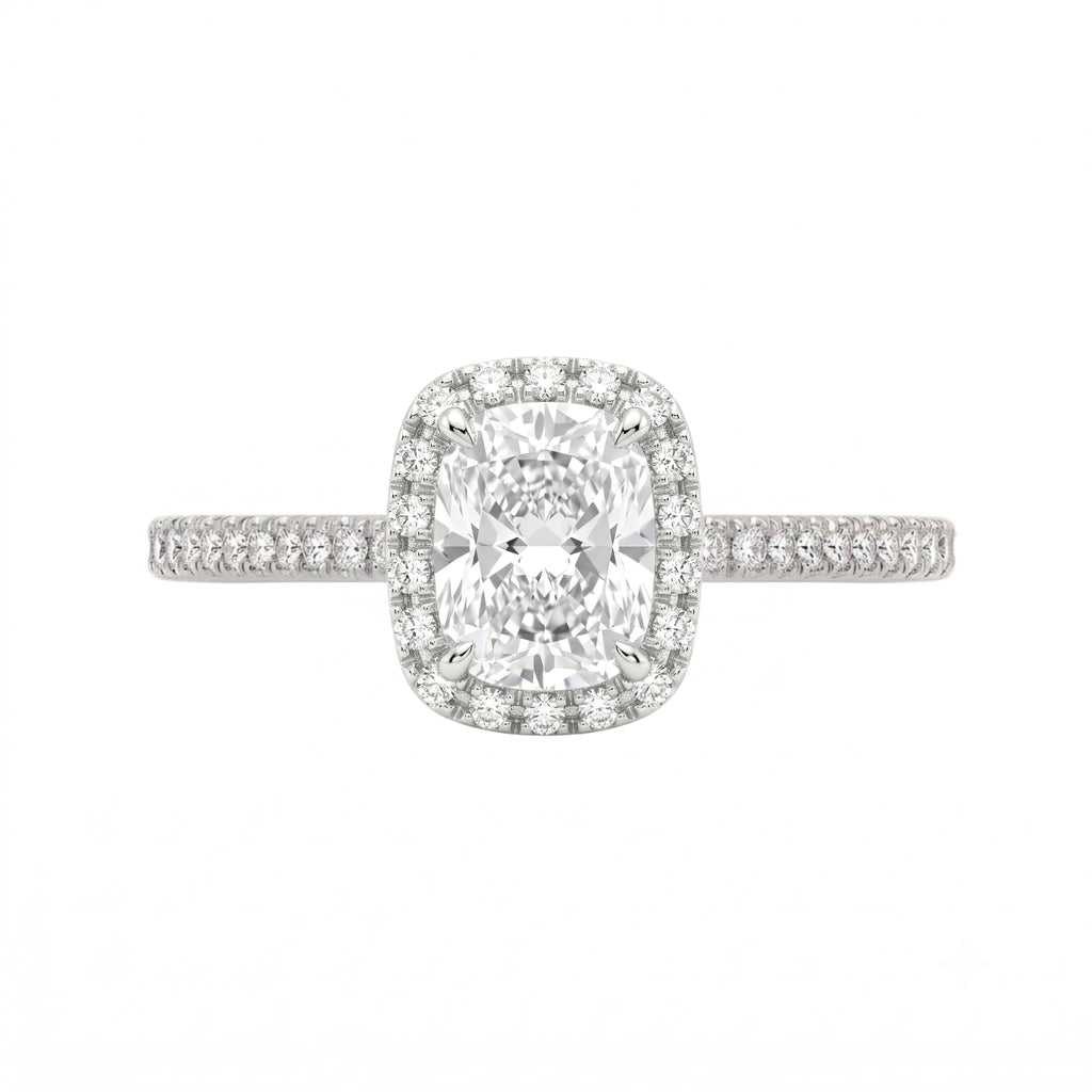 Halo Engagement Ring
