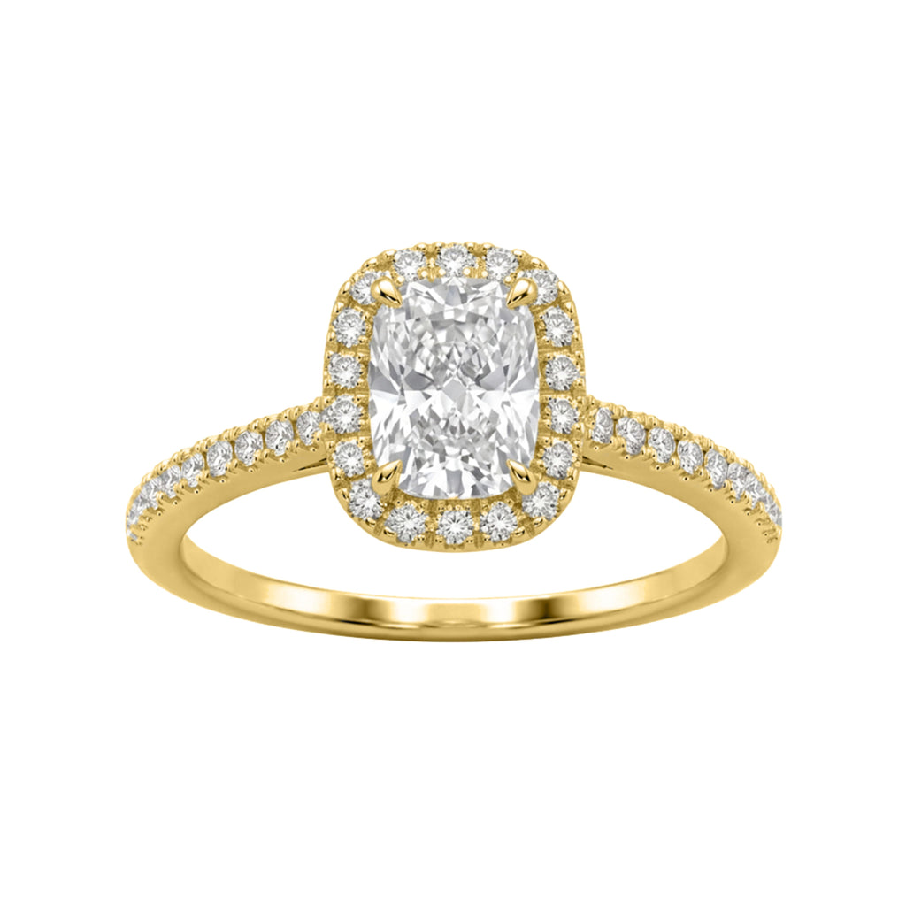 Halo Engagement Ring