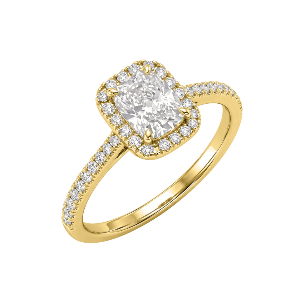 Halo Engagement Ring