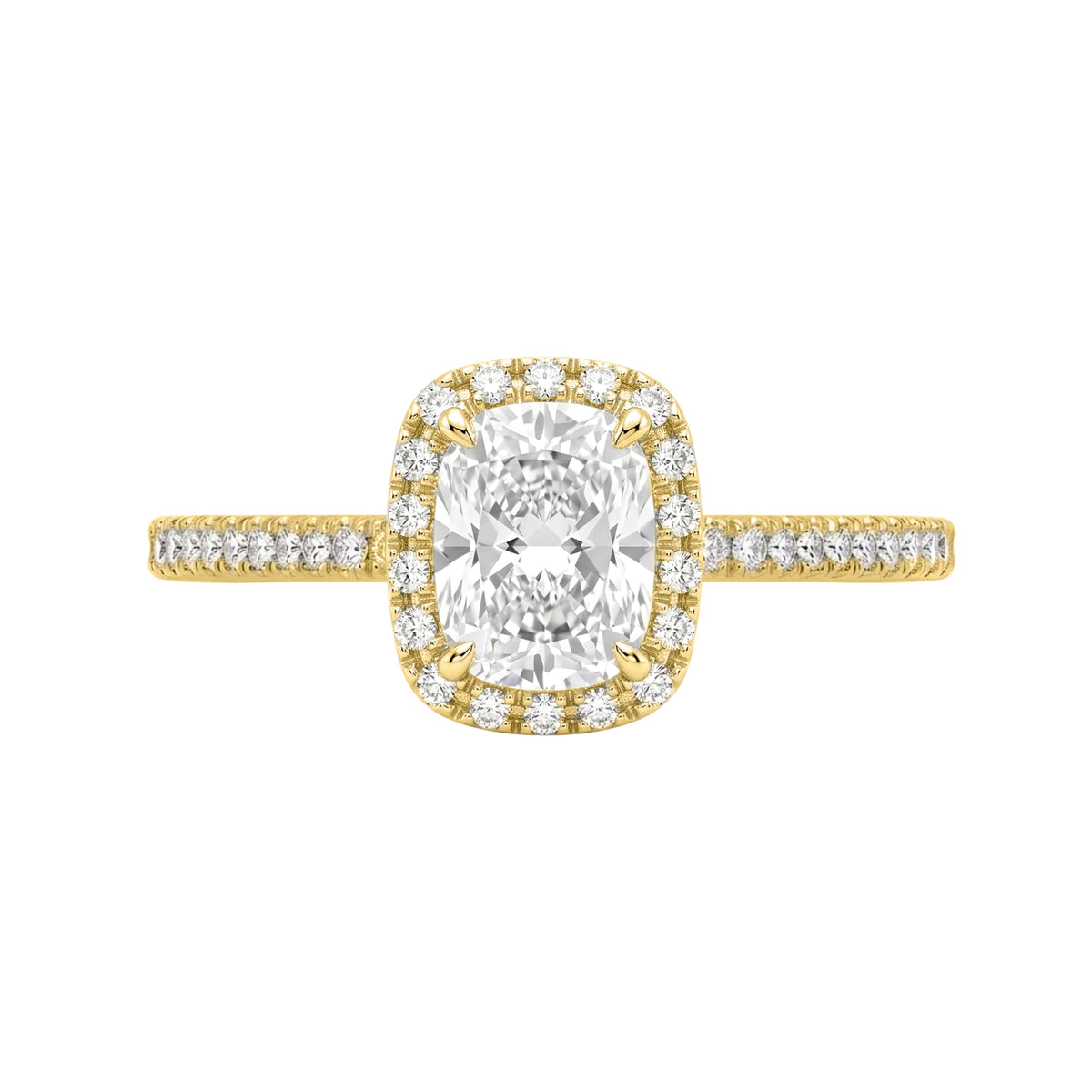 Halo Engagement Ring