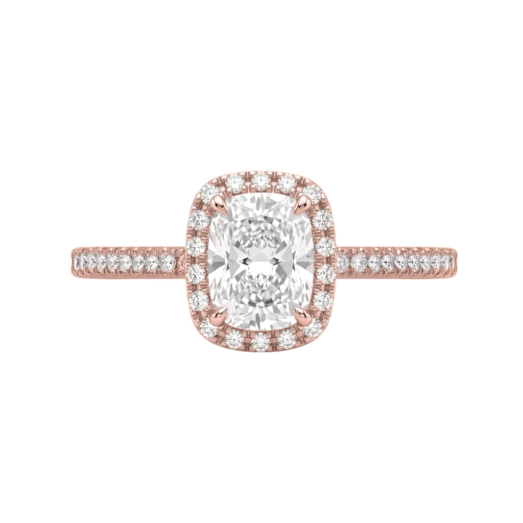 Halo Engagement Ring