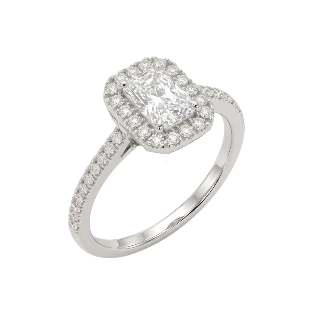 Halo Engagement Ring