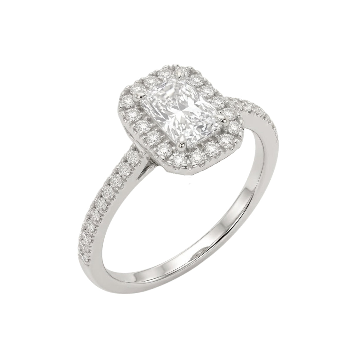 Halo Engagement Ring