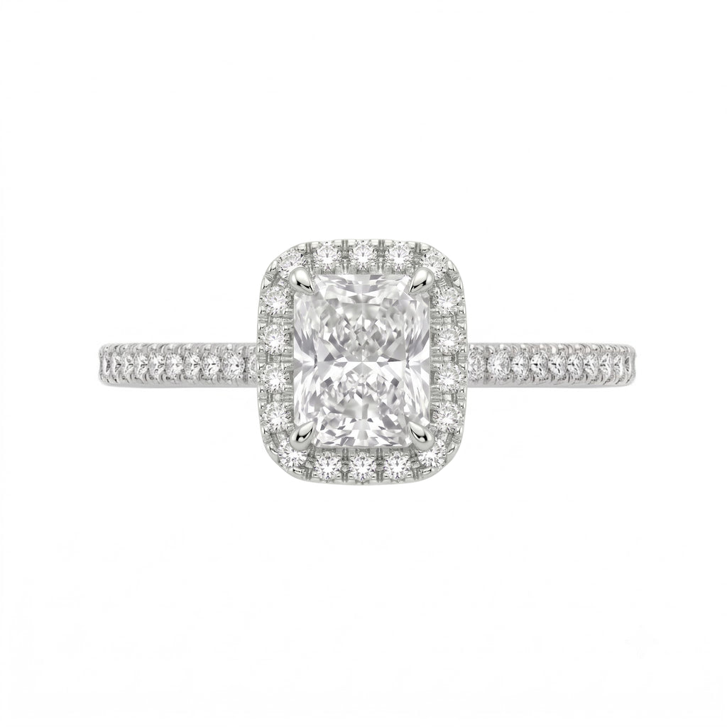 Halo Engagement Ring