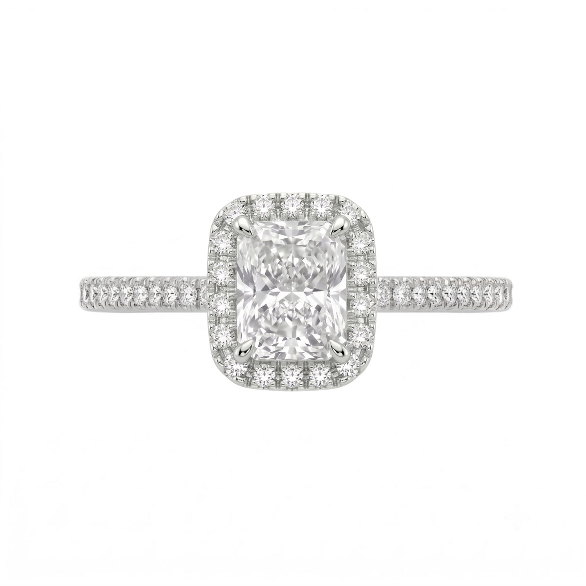 Halo Engagement Ring