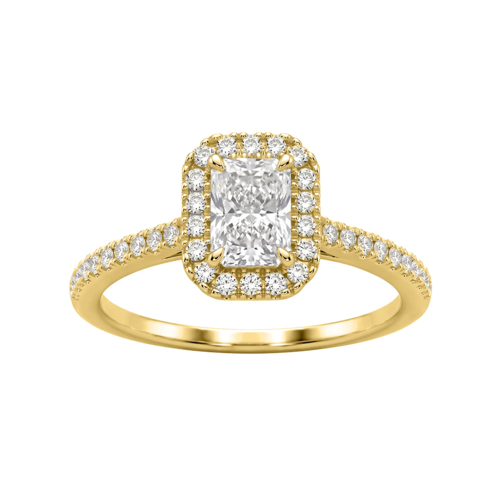 Halo Engagement Ring