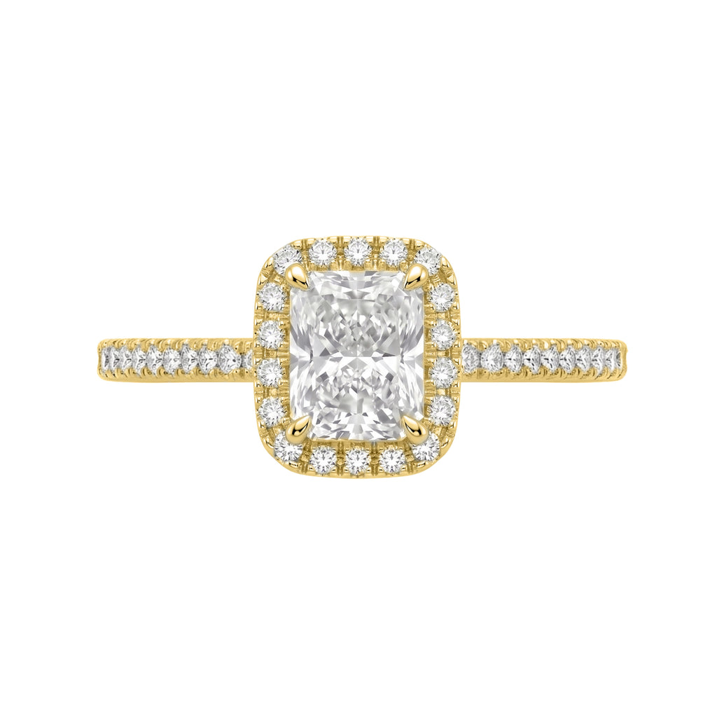 Halo Engagement Ring