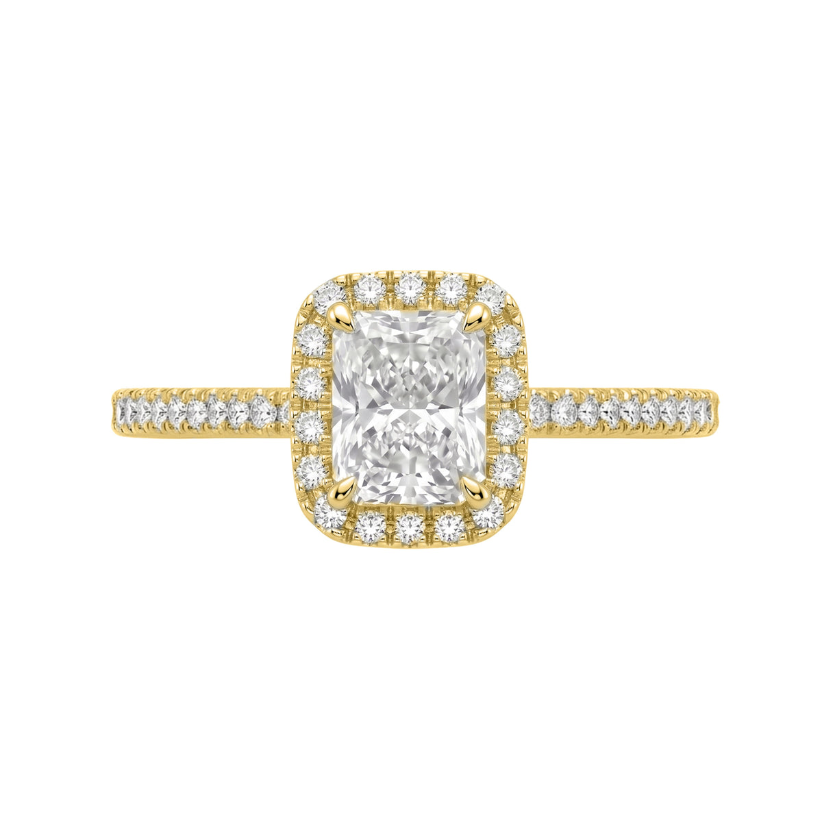 Halo Engagement Ring