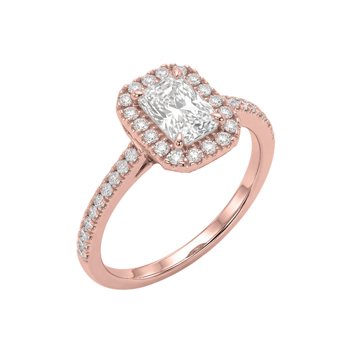 Halo Engagement Ring