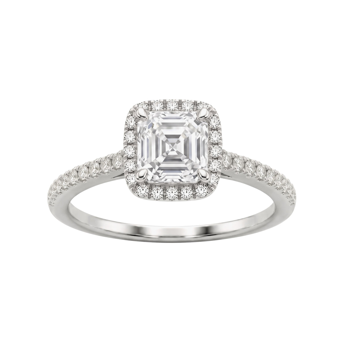 Halo Engagement Ring