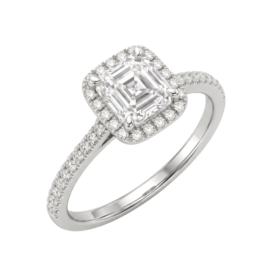 Halo Engagement Ring