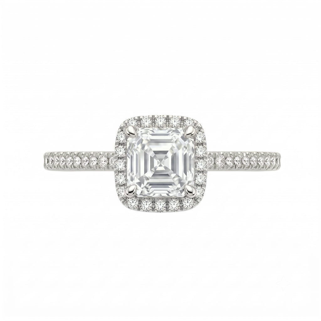 Halo Engagement Ring