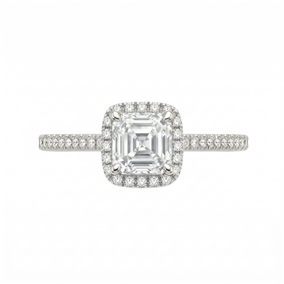 Halo Engagement Ring