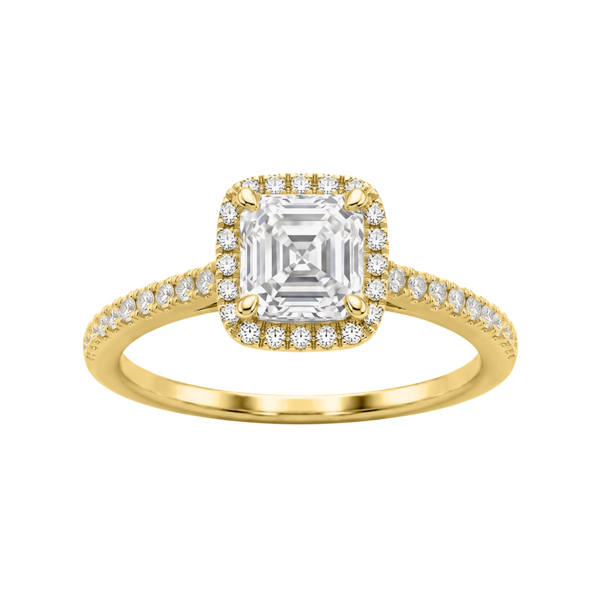 Halo Engagement Ring