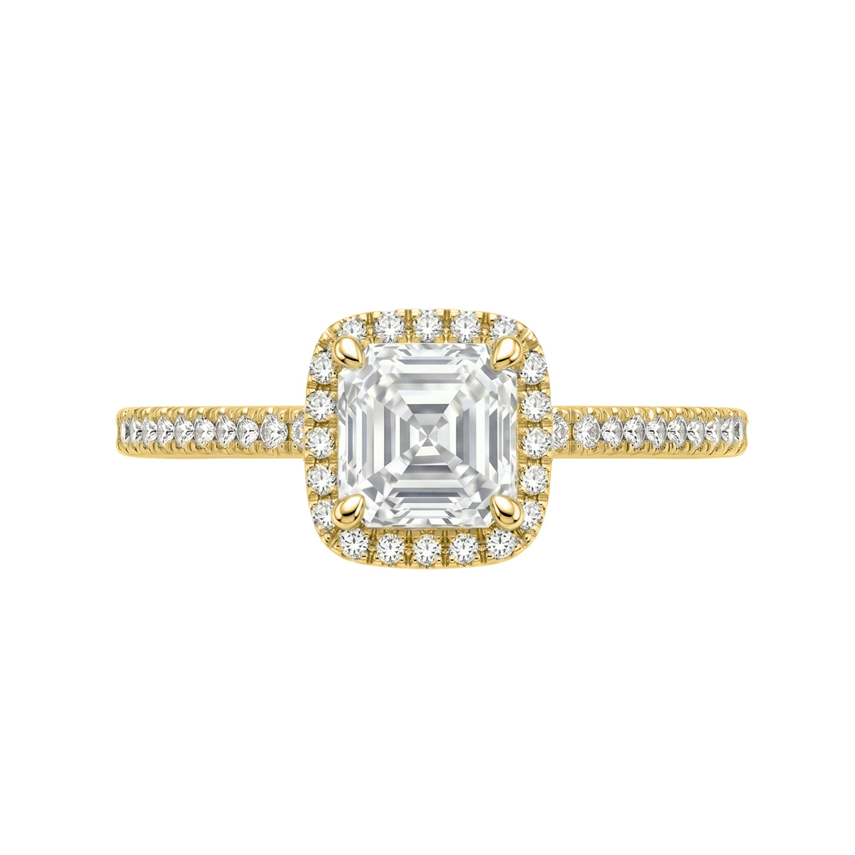 Halo Engagement Ring