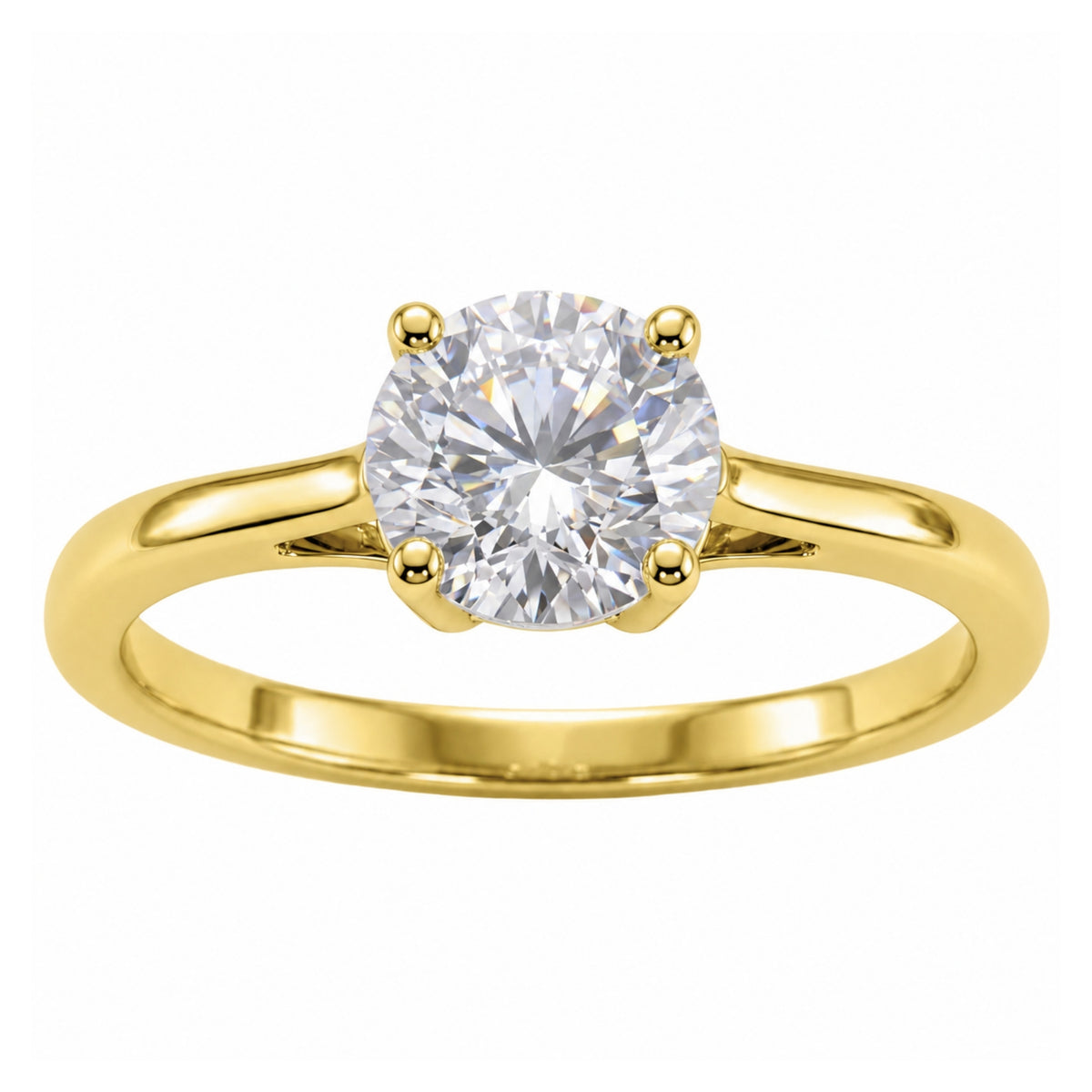 1-6 ctw Round Solitaire Engagement Ring