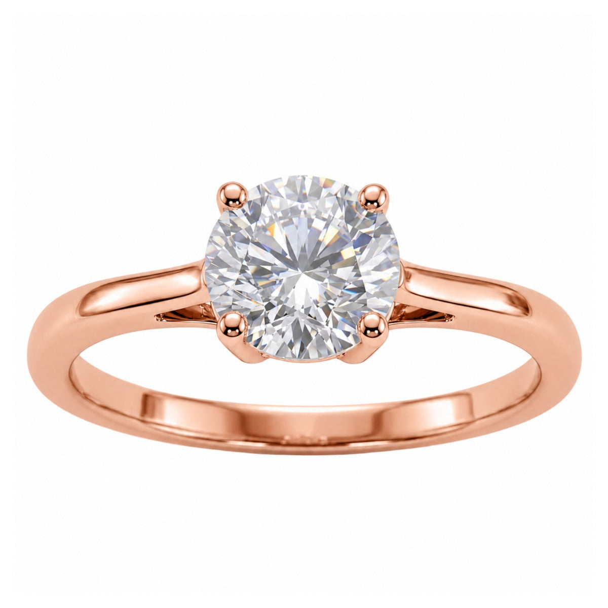 1-6 ctw Round Solitaire Engagement Ring