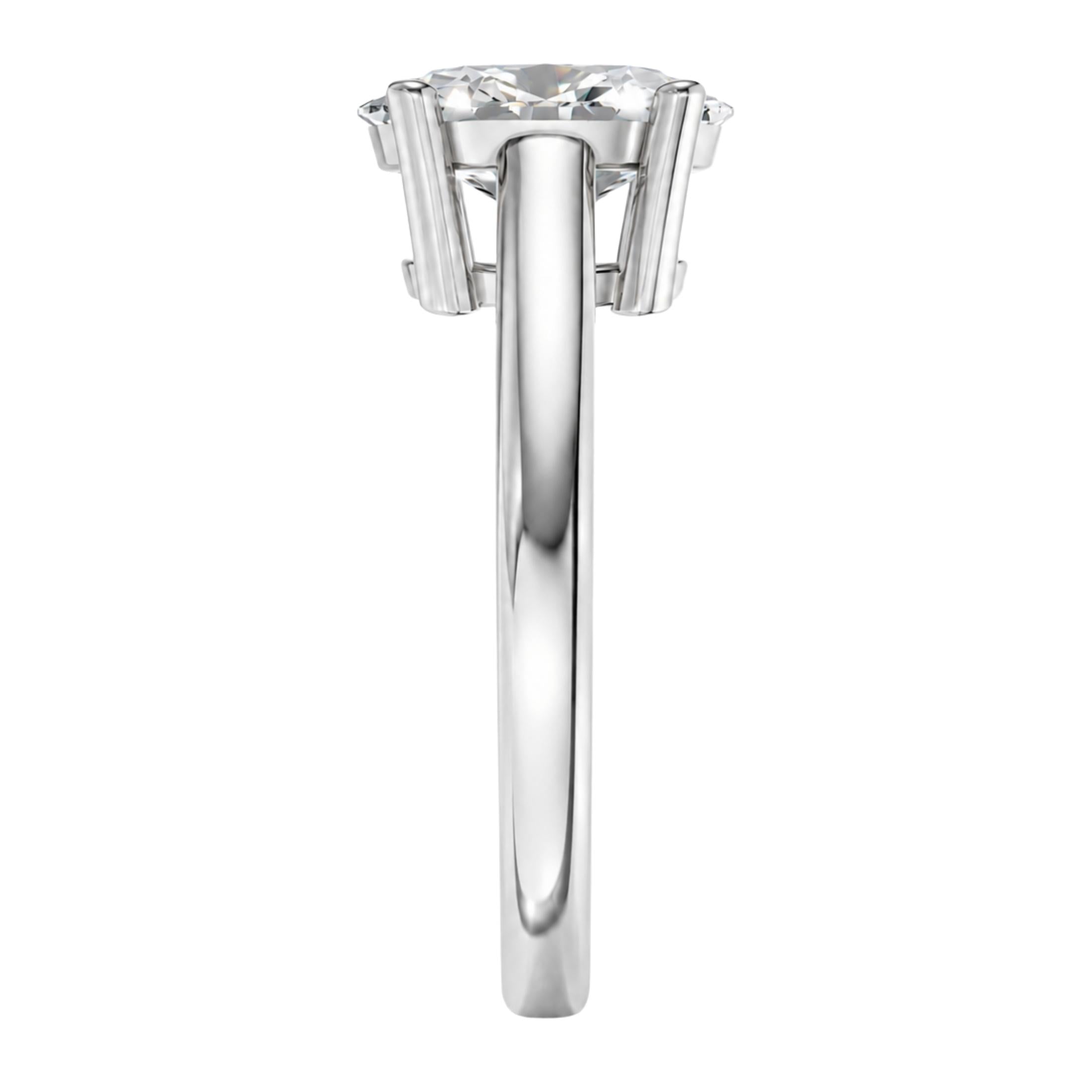 Diamonair Solitaire Ring Builder - Lab Grown Diamond 14K Gold Engagement Ring