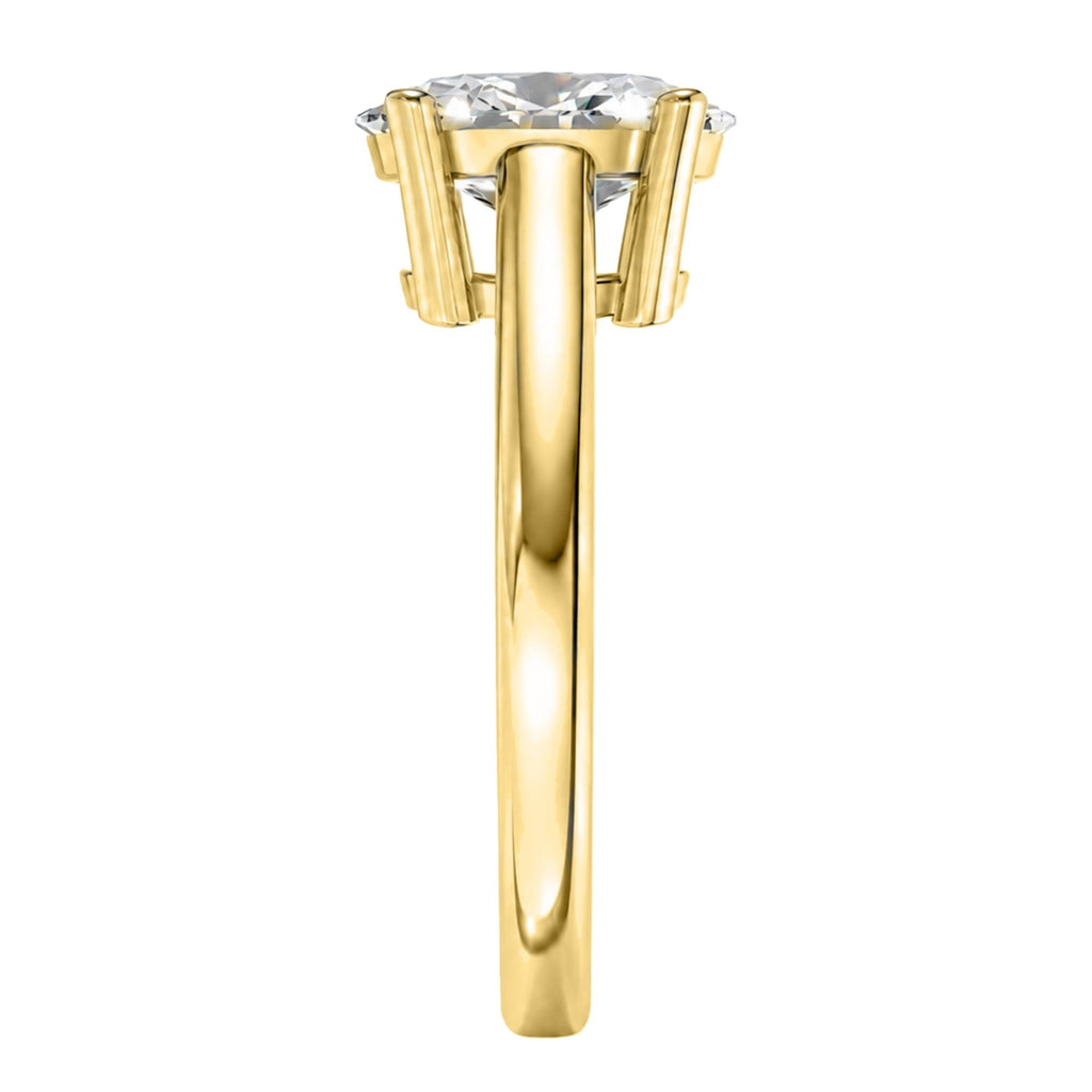 Diamonair Solitaire Ring Builder - Lab Grown Diamond 14K Gold Engagement Ring
