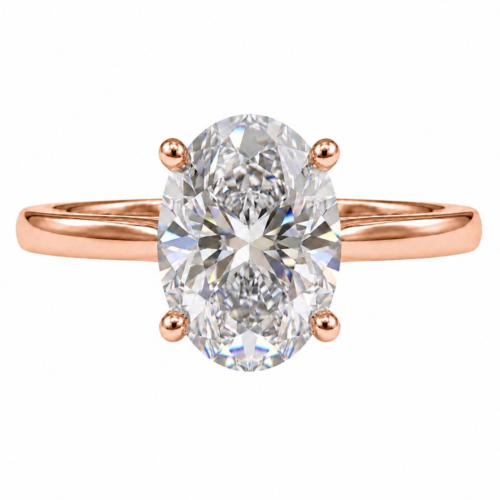 Diamonair Solitaire Ring Builder - Lab Grown Diamond 14K Gold Engagement Ring