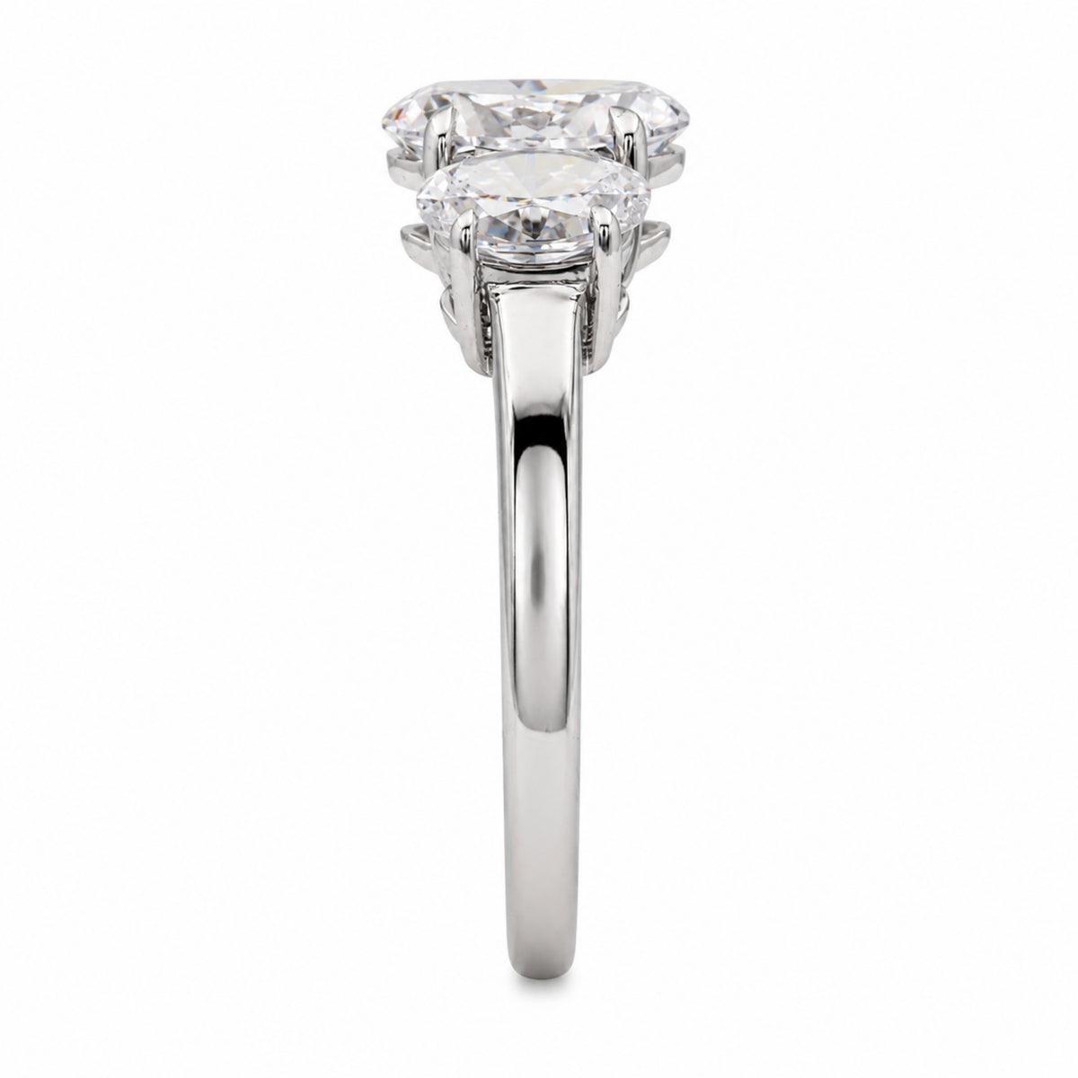 Diamonair 3 Stone Ring Set - Lab Grown Diamond 14K Gold 3 Stone Ring