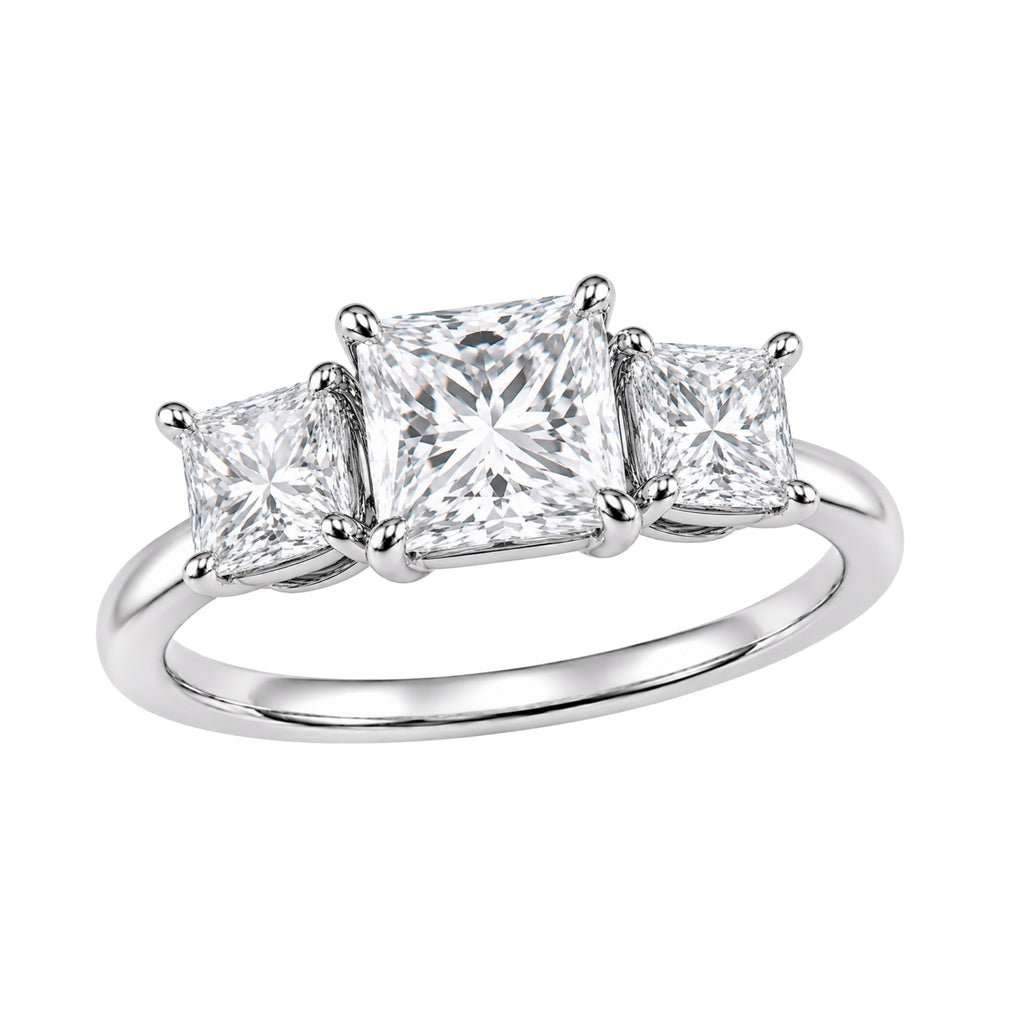 Diamonair 3 Stone Ring Set - Lab Grown Diamond 14K Gold 3 Stone Ring