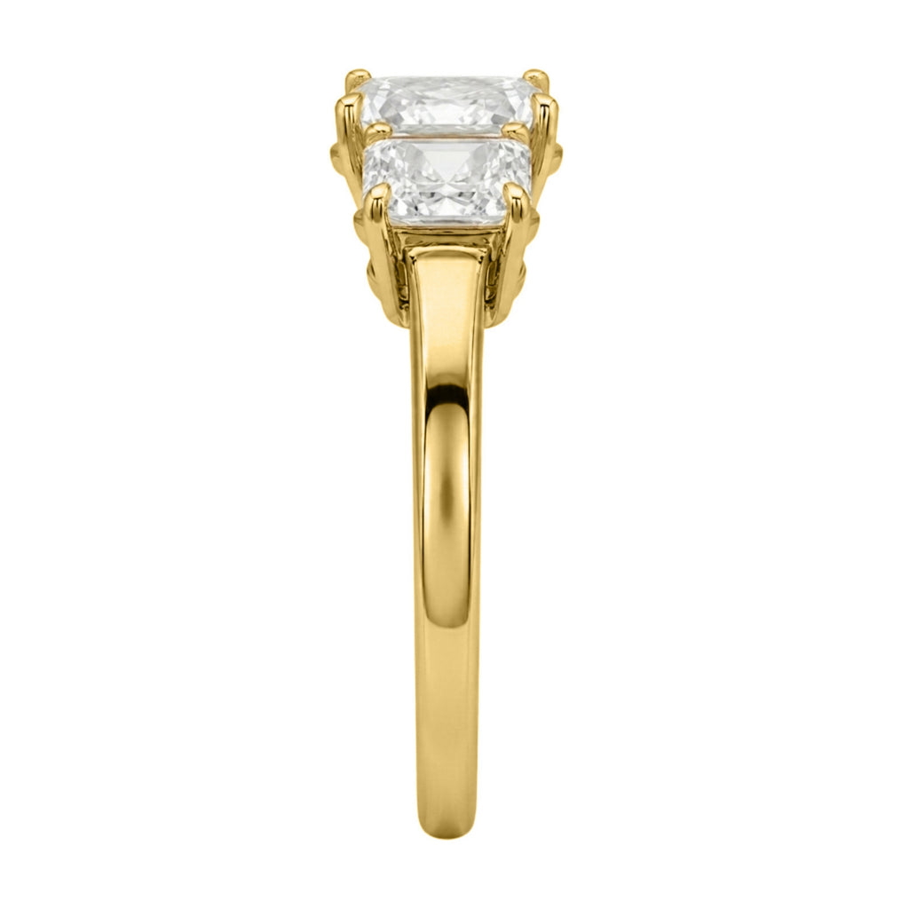 Diamonair 3 Stone Ring Set - Lab Grown Diamond 14K Gold 3 Stone Ring
