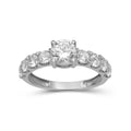 2.00 Carat T.W. Round-cut Lab Grown Diamond (F/VS+) 14K Gold Fashion Ring