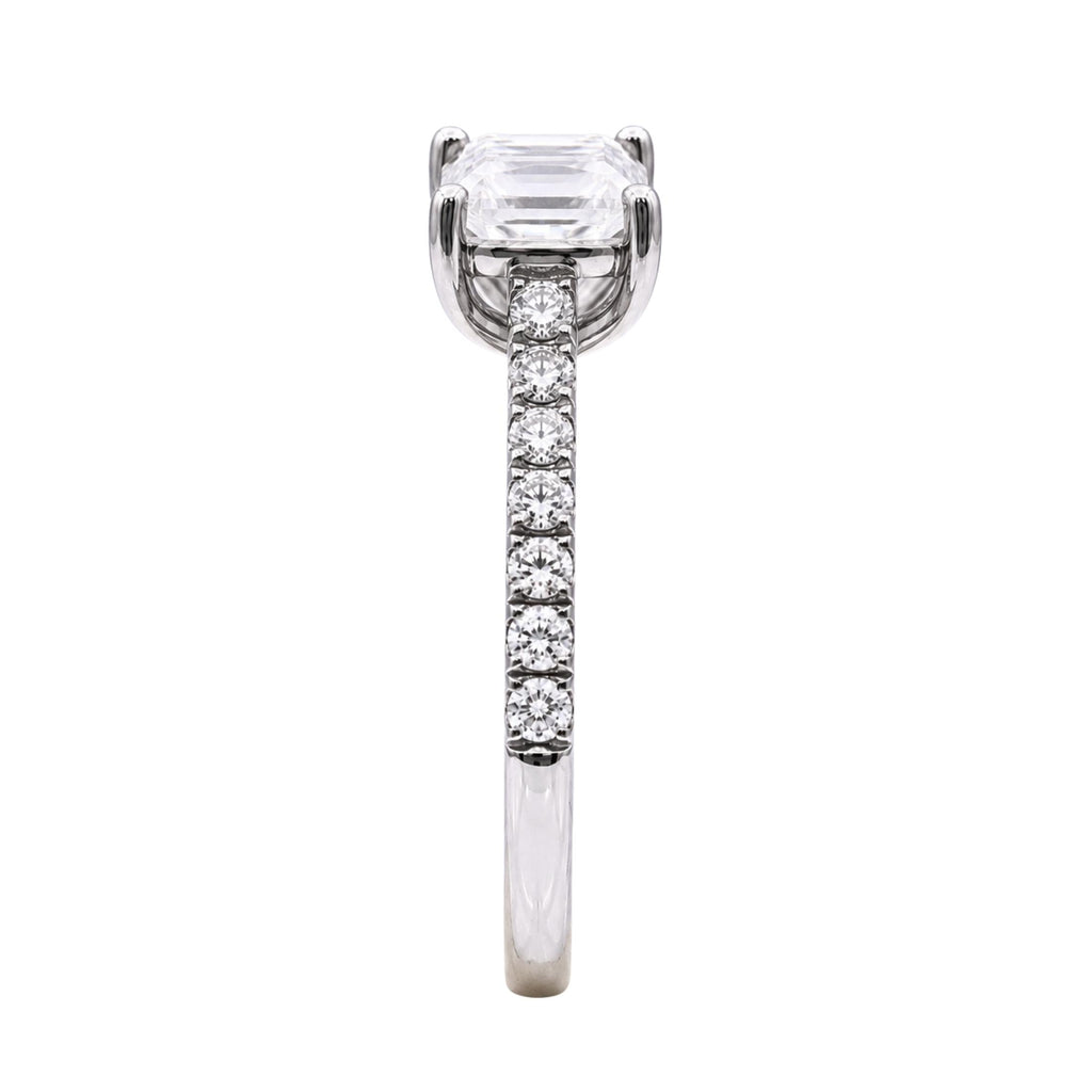 Diamonair Solitaire Band Ring Set - Lab Grown Diamond 14K Gold Solitaire Band Ring