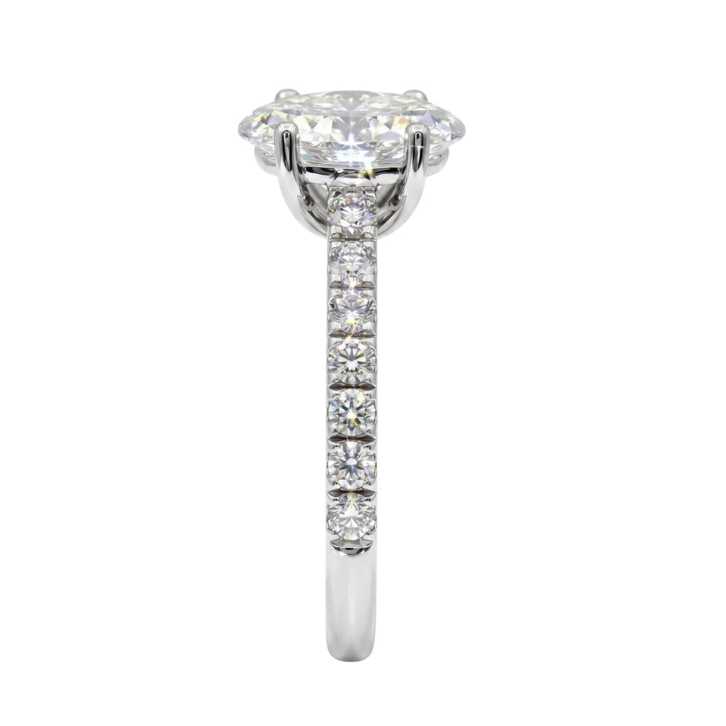 Diamonair Solitaire Band Ring Set - Lab Grown Diamond 14K Gold Solitaire Band Ring