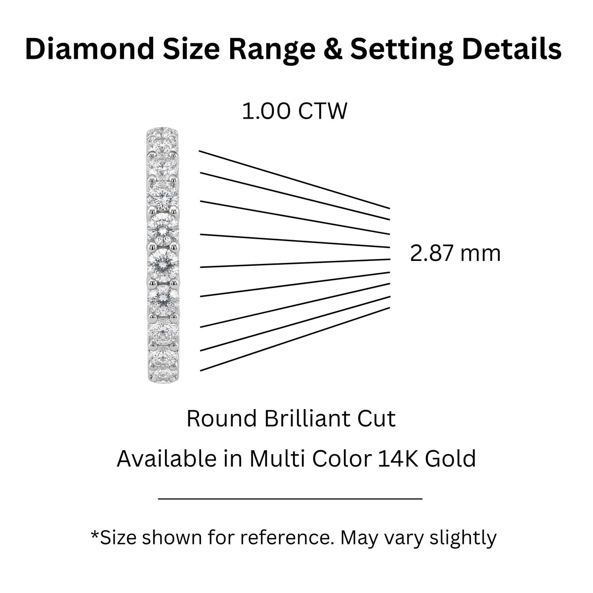 Diamonair 11 Stone Ring set - Lab Grown Diamond 14K Gold 11 Stone Ring