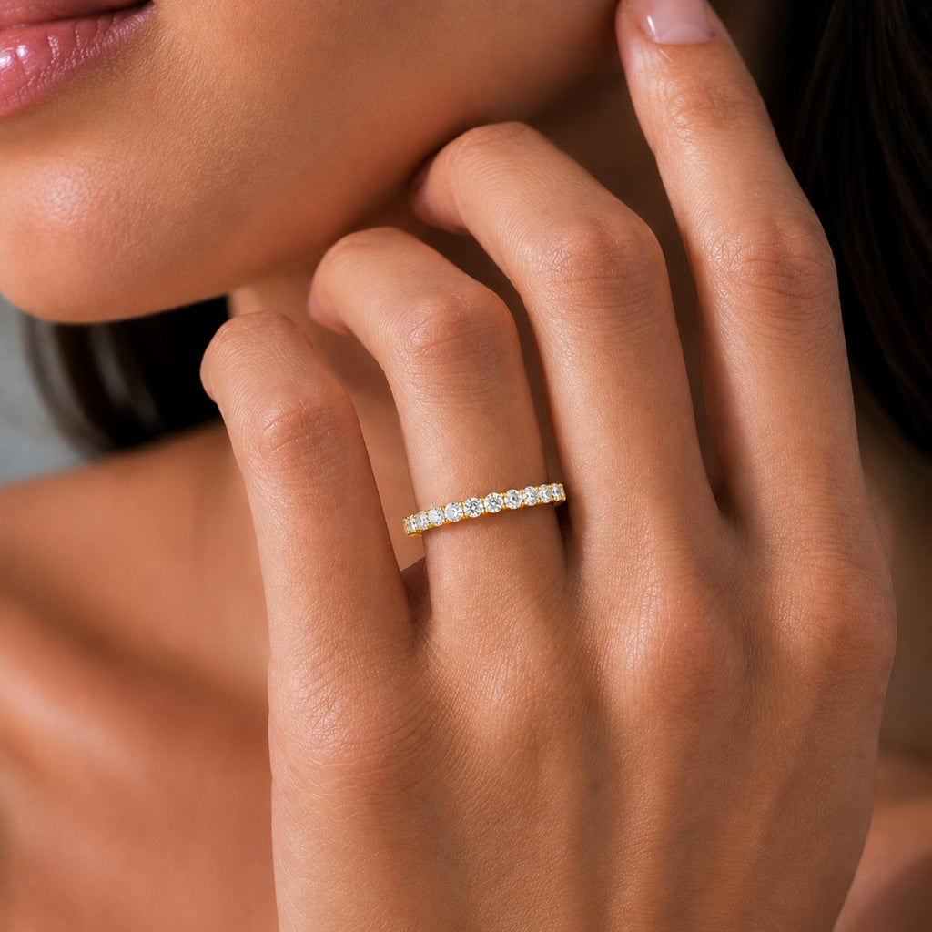 Diamonair 11 Stone Ring set - Lab Grown Diamond 14K Gold 11 Stone Ring