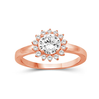 1.50 Carat T.W. Round-cut Lab Grown Diamond ( GH/VS ) 14K Gold Engagement Ring