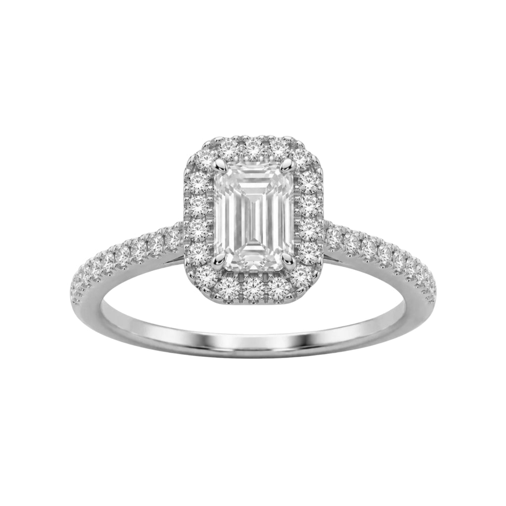 Halo Engagement Ring