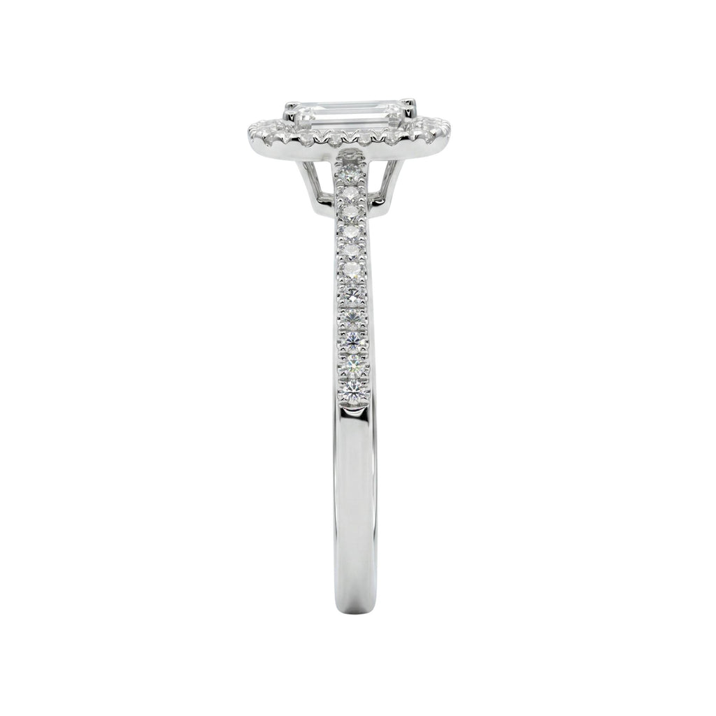 Diamonair Halo Ring Set - Lab Grown Diamond 14K Gold Halo Ring