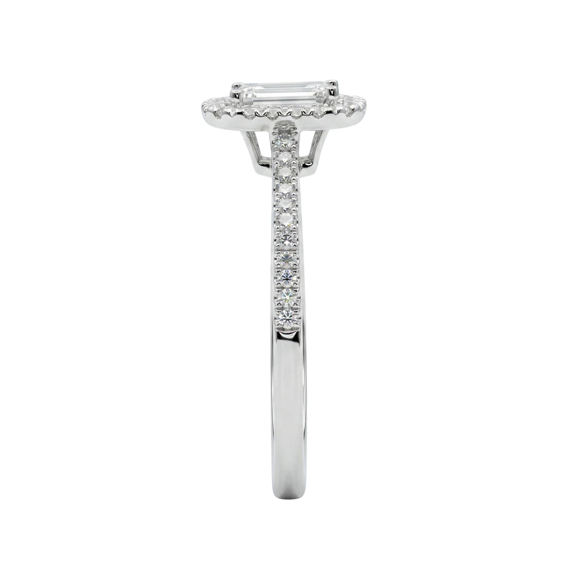 Diamonair Halo Ring Set - Lab Grown Diamond 14K Gold Halo Ring