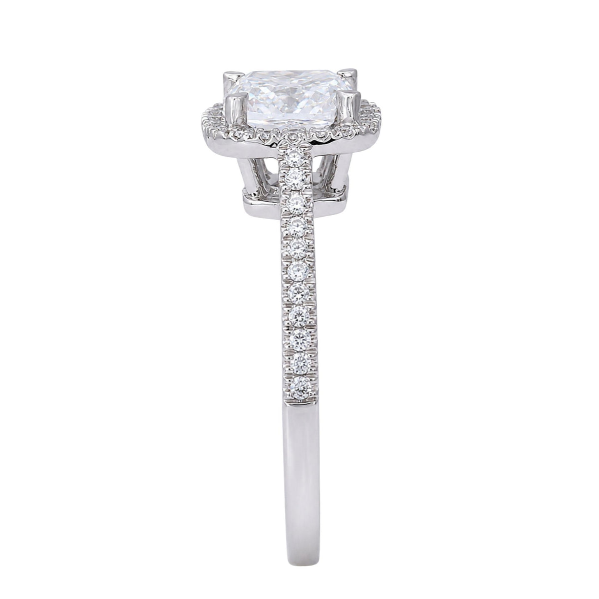Diamonair Halo Ring Set - Lab Grown Diamond 14K Gold Halo Ring