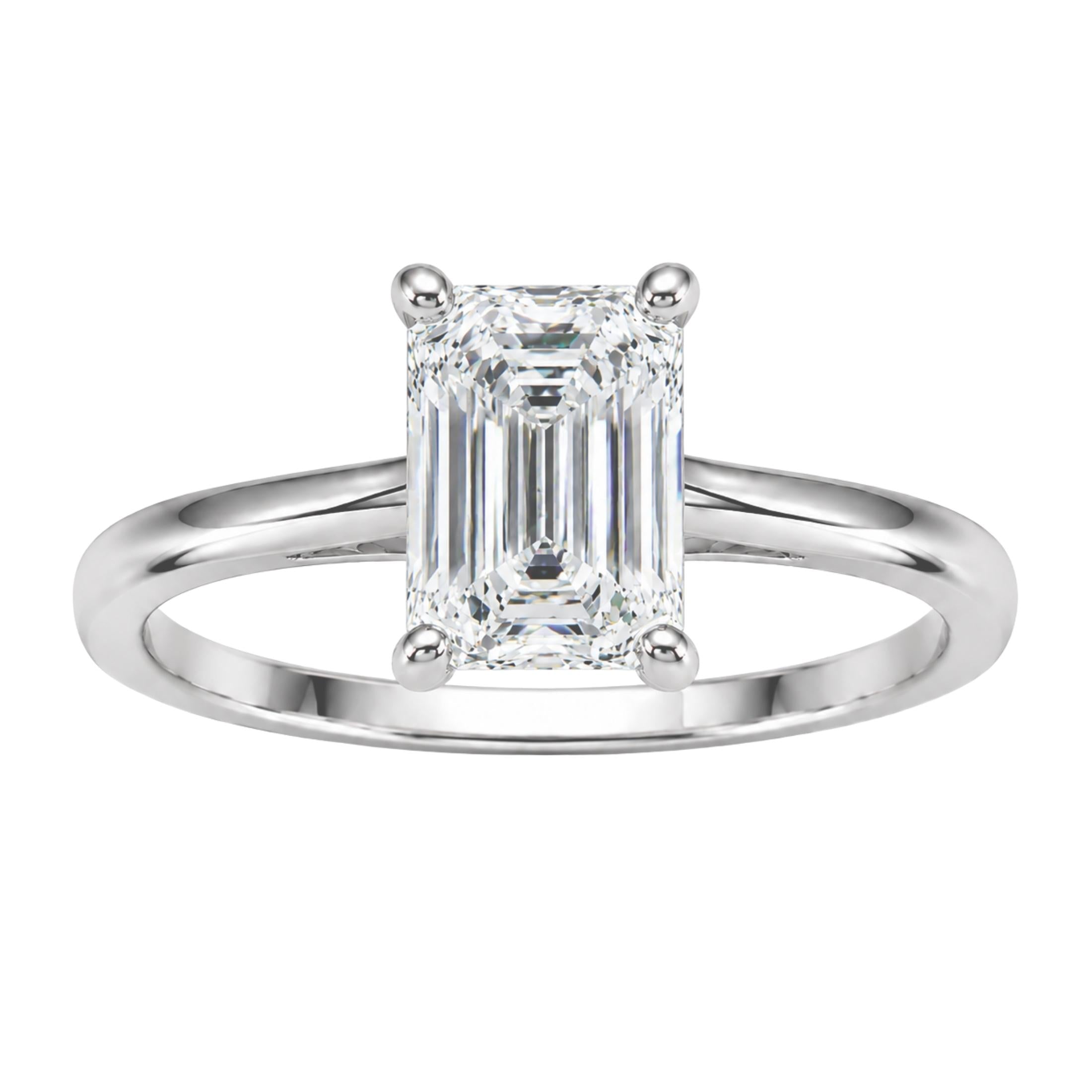 Diamonair Solitaire Ring Builder - Lab Grown Diamond 14K Gold Engagement Ring