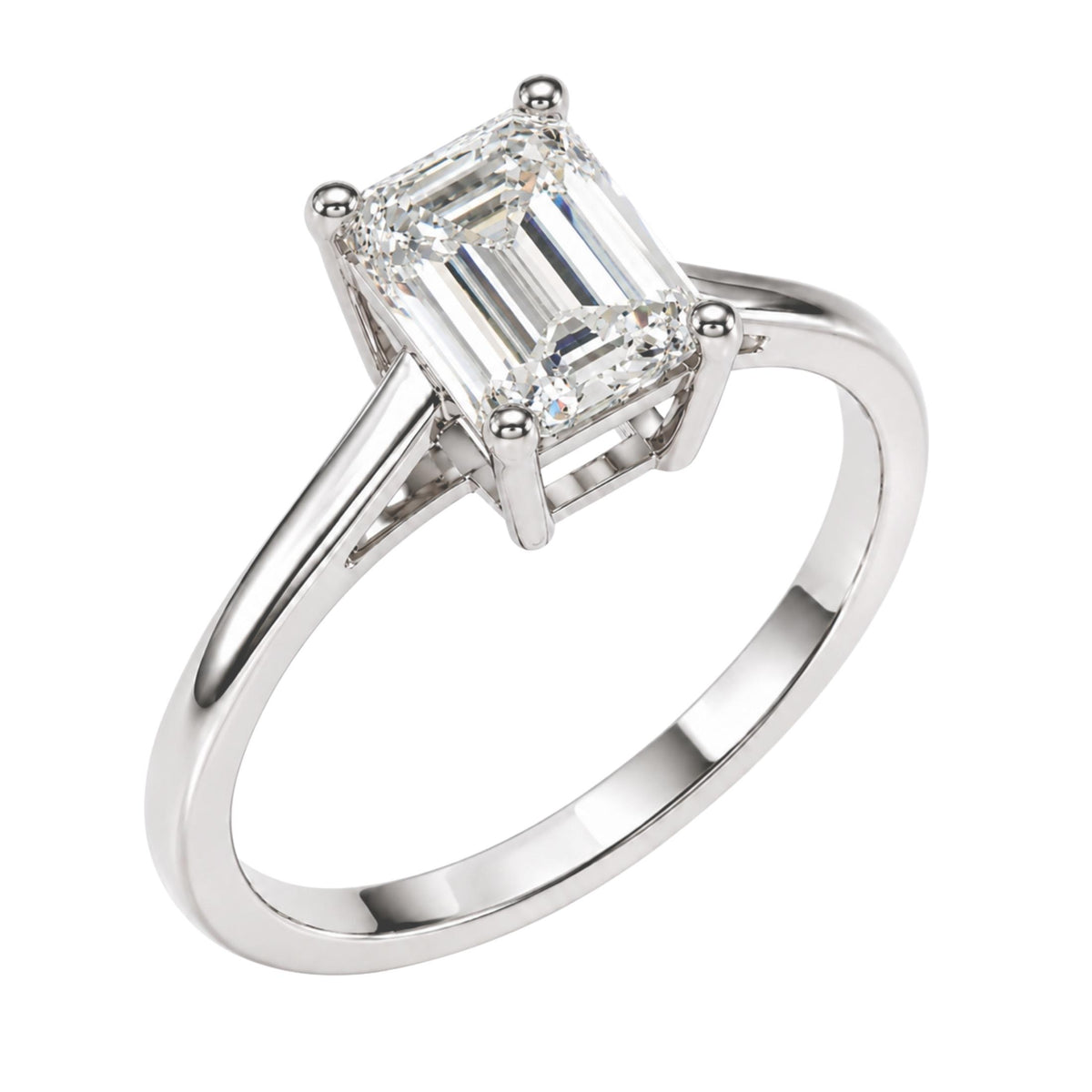 Diamonair Solitaire Ring Builder - Lab Grown Diamond 14K Gold Engagement Ring