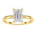 Emerald Cut Solitaire Engagement Ring