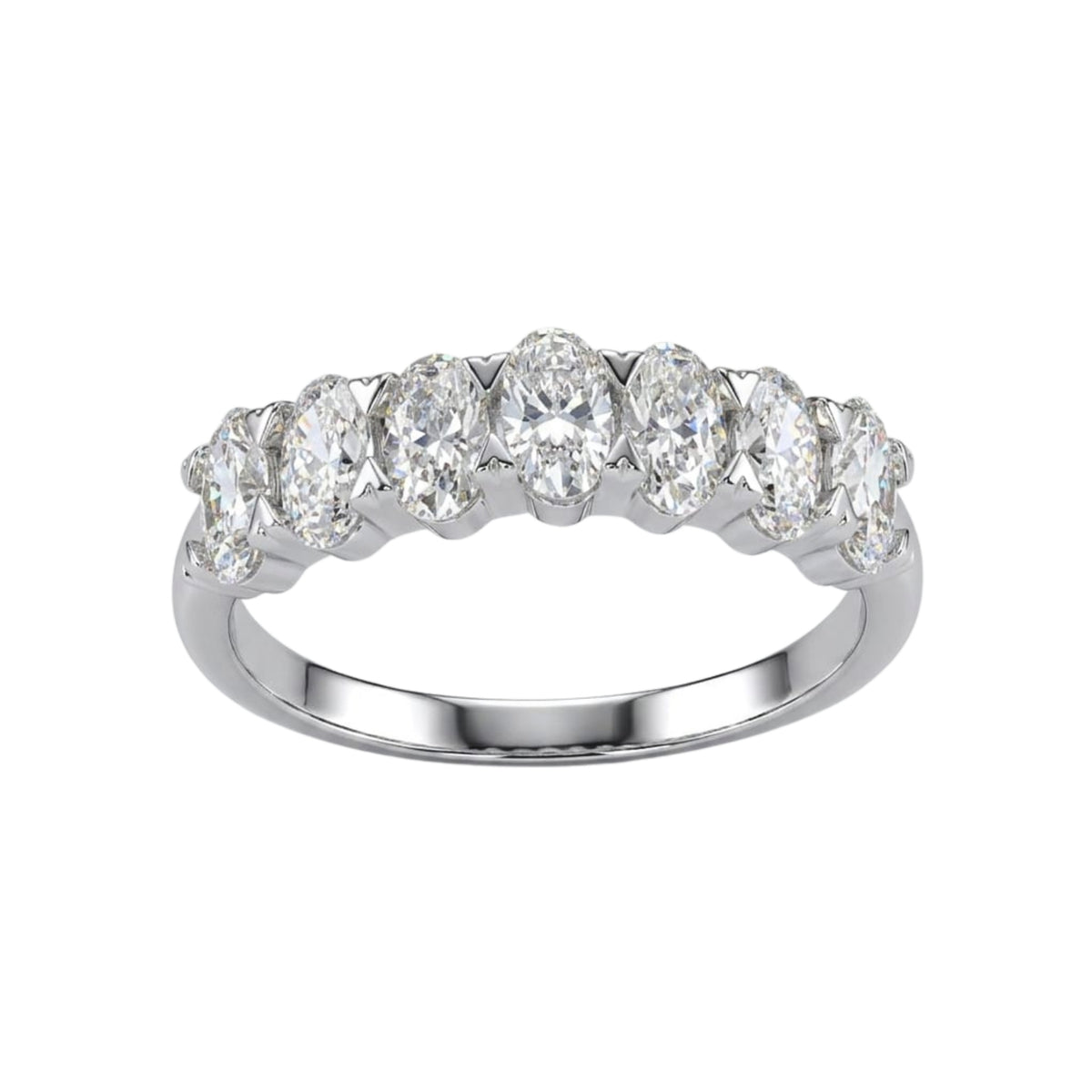 Diamonair 7 Stone Ring set - Lab Grown Diamond 14K Gold 7 Stone Ring
