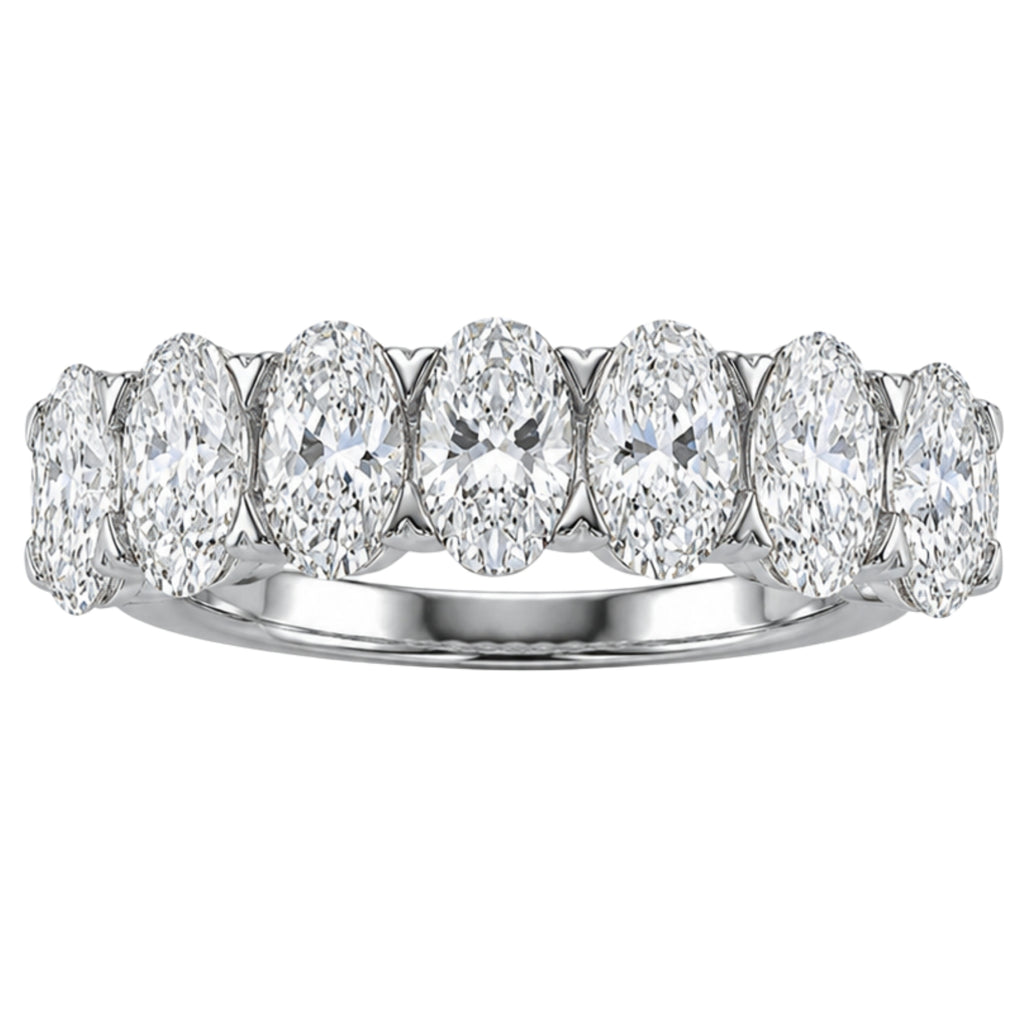 2-5 ctw Mixed Cut Seven-Stone Engagement Ring