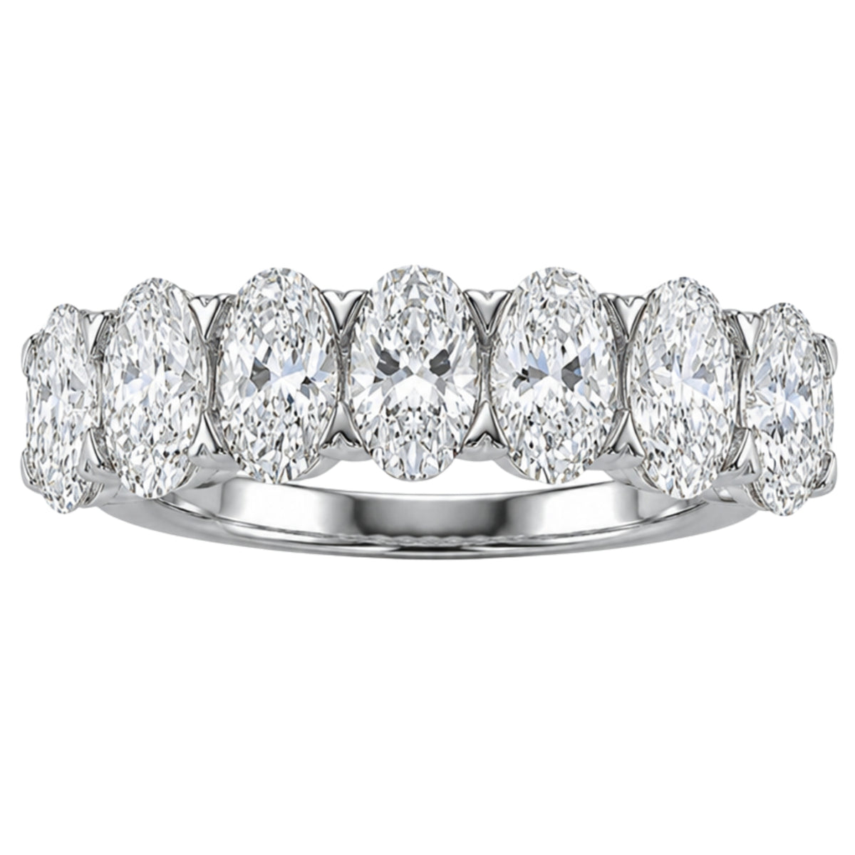2-5 ctw Mixed Cut Seven-Stone Engagement Ring
