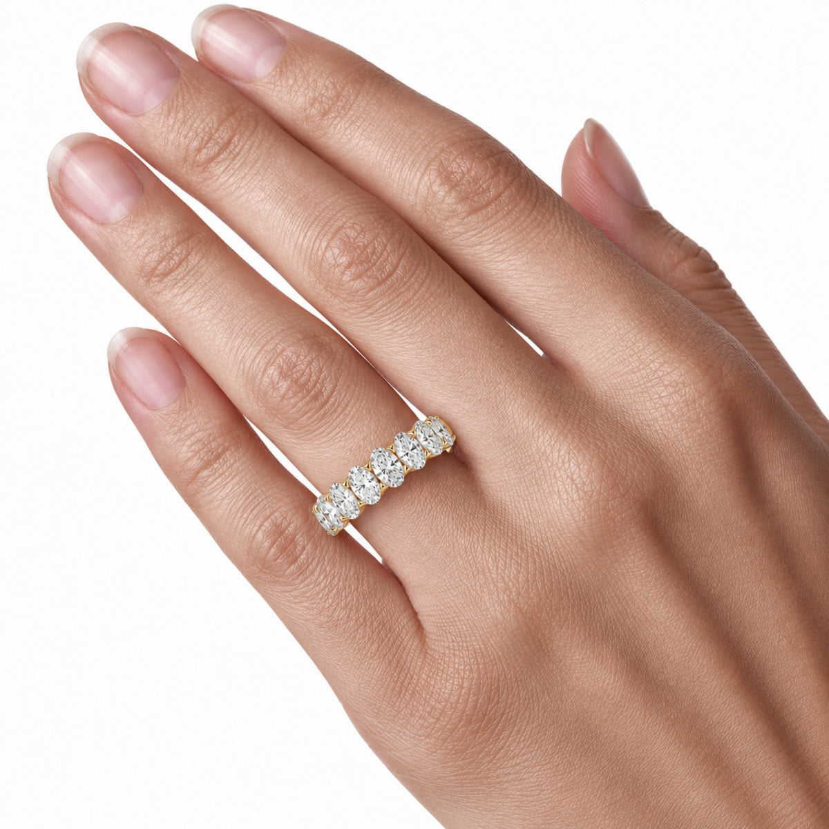 Diamonair 7 Stone Ring set - Lab Grown Diamond 14K Gold 7 Stone Ring